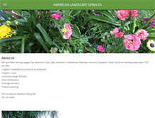 Tablet Screenshot of americanlandscapeservicesinc.com